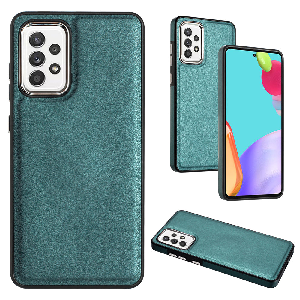 YB Leather Coating Series-6 For Samsung Galaxy A53 5G Leather Coated TPU Case Anti-drop Phone Cover YB Leather Coating Series-6 For Samsung Galaxy A53 5G Leather Coated TPU Case Anti-drop Phone Cover